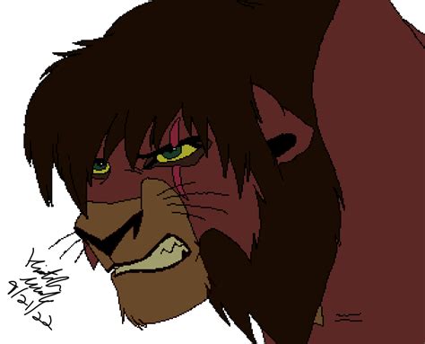 Kovu Gets His Scar by ArchangelVampire on DeviantArt