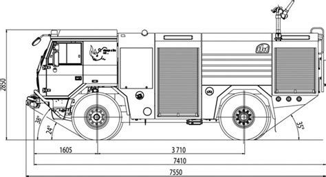 4x4 Fire truck chassis-cab T815 - Brno Defence Group