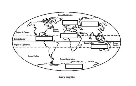 Mapa Do Mundo Para Colorir