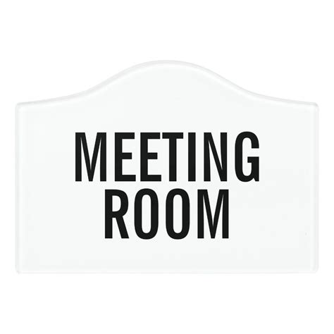 Modern Meeting Room Sign