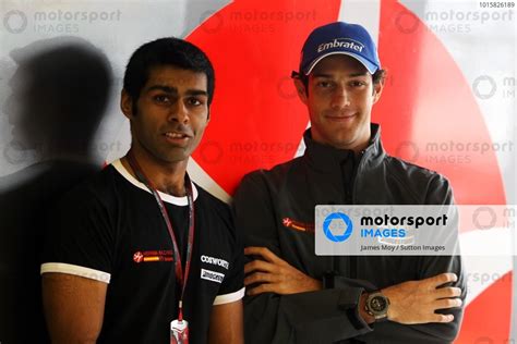 L To R Karun Chandhok Ind Hispania Racing F Team Hrt With Team