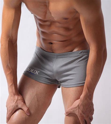 2018 Aquxsuper Cool Tight Sexy Mens Gym Pantsshortsunderwearlight Grey Color From Feel