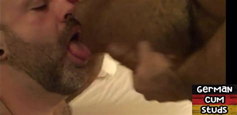 Fat German Rimmed DILF Sucks Stud Cock In Homemade Video Gay Porn