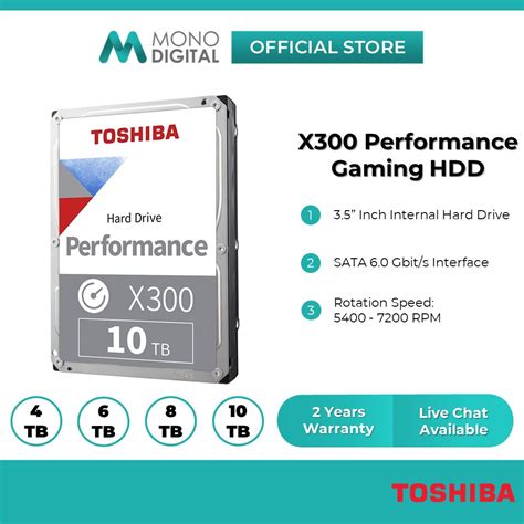 Toshiba X Performance Hard Drive Gaming Internal Hard Disk X