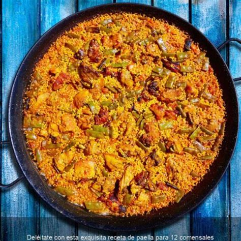 Del Itate Con Esta Exquisita Receta De Paella Para Comensales