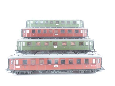 Roco H0 O A Uit Set 44006 Model Train Passenger Carriage 4 4x