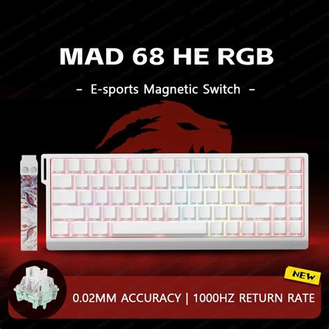 Madlions Mad Mad He Magnetic Switch Mechanical Keyboard Gaming