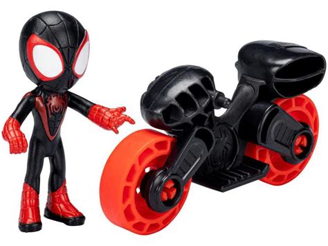 Boneco Marvel Homem Aranha Miles Morales Spidey And His Amazing