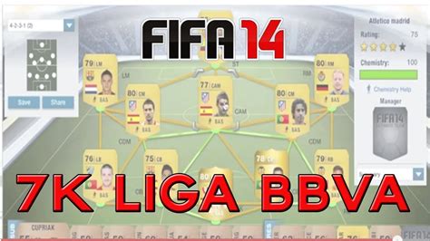 Fifa Ultimate Team K Liga Bbva Squad Builder Web App Youtube