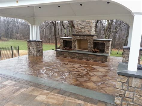 Outdoor Pavilion & Fireplace | Life Time Pavers