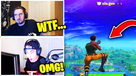 Streamers React To Flying Hackers Insane Fortnite Moments Youtube