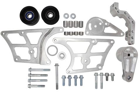 ICT Billet LS Alternator And Tensioner Bracket For LS4 Accessory Drive