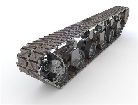 Tank Tracks GMC M40 3D Model CGTrader