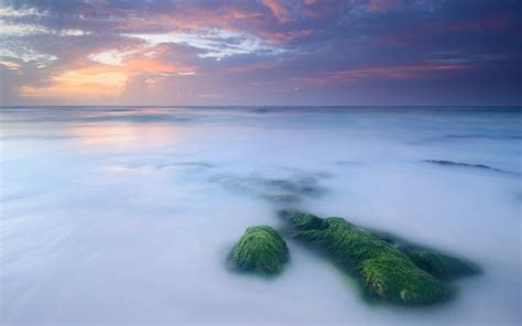 Wallpaper 1920x1200 Px Awan Awan Lautan Batuan Pemandangan Laut