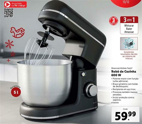 Promoção Silvercrest Kitchen Tools Robô de Cozinha 600w em Lidl