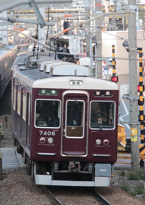 阪急電鉄 阪急7300系電車 7406 南方駅 大阪府 鉄道フォト・写真 By たごさくさん レイルラボraillab