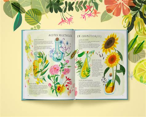 Belleza Org Nica Manual Ilustrado De Cosm Tica Natural Behance