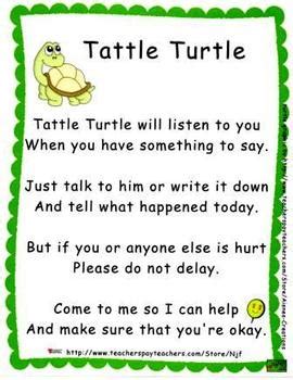 Tattle Turtle Behavior Management Set by NJF | TPT