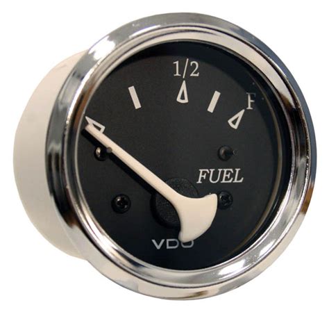 301 11274 VDO Cockpit Marine Black Fuel Level Gauge 301 11274 VDO