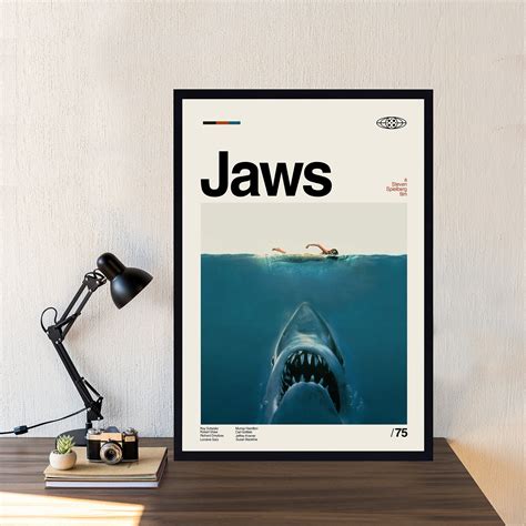 Jaws Poster Jaws Print Movie Poster Minimalist Poster - Etsy