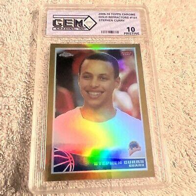 Stephen Curry Topps Rc Rookie Gold Steph Golden State