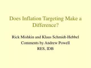 Ppt Inflation Targeting Framework Itf Powerpoint Presentation Free