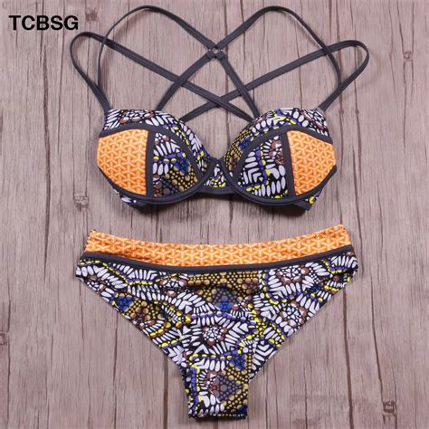 Tcbsg 2018 New Sexy Bikinis Women Swimsuit Push Up Bikini Set Bathing