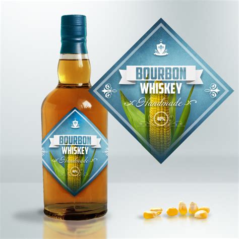 Этикетка Бурбон | Купить в "Пиво и Брага", Барнаул