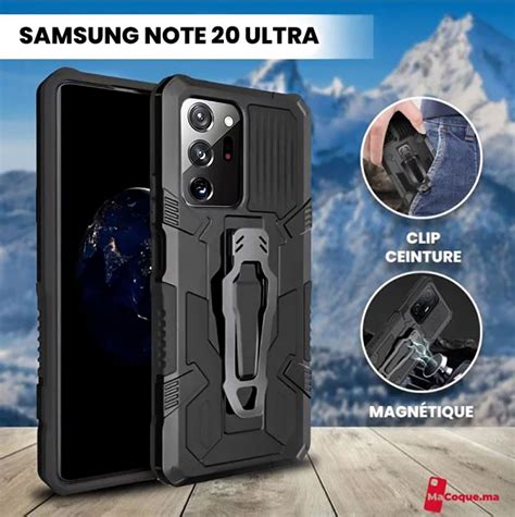 Coque Samsung S22 Ultra Antichoc Magnétique Avec Protection De Camera