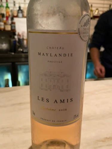 2018 Château Maylandie Prestige Les Amis Rosé Vivino US