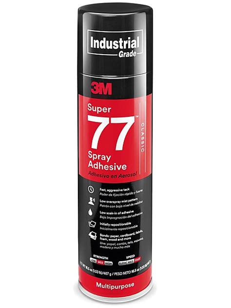 3m Super 77 Classic Spray Adhesive 1675oz Mass Technologies