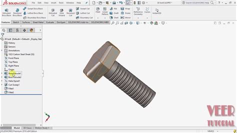 34 Feature Manager Design Tree Solidworks English Youtube