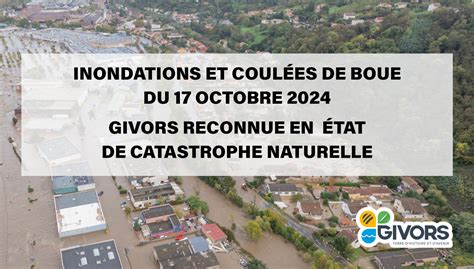 Reconnaissance de l état de catastrophe naturelle Ville de Givors