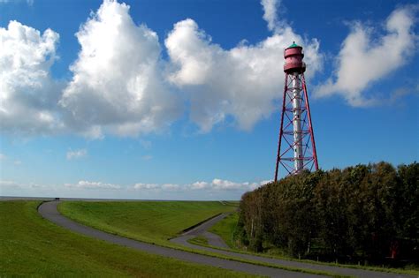 1920x1080 Wallpaper East Frisia Lighthouse Camping Ems Cloud