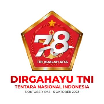 The Official Logo Of The Th Anniversary Of The Indonesian National