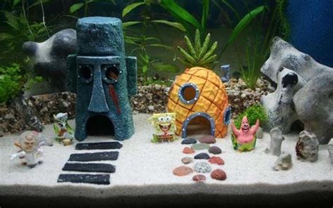 Spongebob Aquarium Ornaments | Spongebob fish tank, Fish tank ...