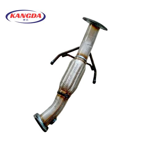 For Hyundai Kia Front Muffler Exhaust Pipe Three Way Catalytic