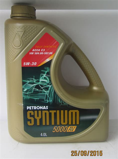 Petronas Syntium 5000 AV 5W-30 свежее - Лабораторные анализы - Свежие ...