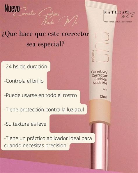 Nuevo Corrector Cushion Natura Cosmetico Natura Maquillaje Cremas