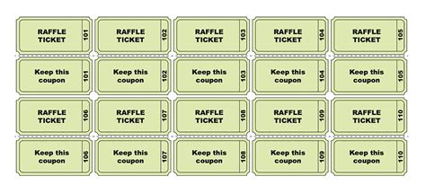 Making Raffle Tickets from PDF and Excel files - Worksheets Library