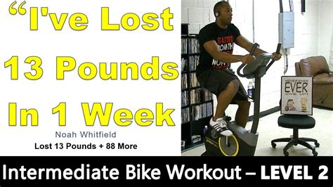 30 Minute Intermediate Stationary Bike Weight Loss Workout 👉 Level 2