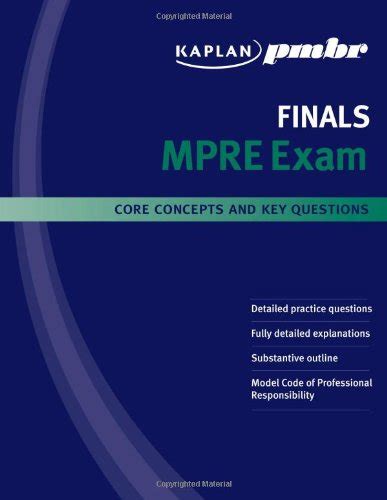 Amazon Kaplan PMBR FINALS MPRE Exam Kaplan PMBR Professional