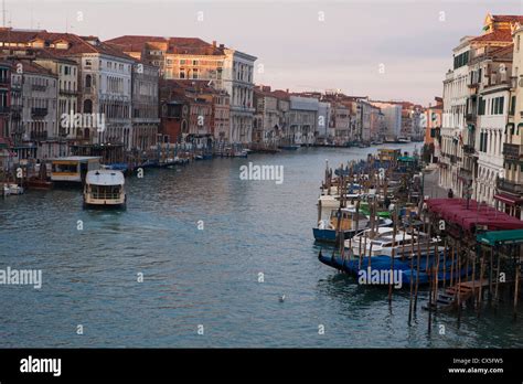 Photo of a typical canal Venice city Stock Photo - Alamy