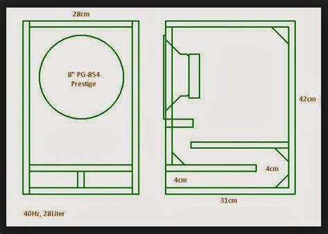 Skema Box Subwoofer Inch Rumahan