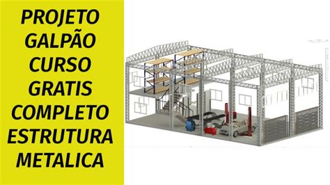 Projeto Galp O De Oficina Gratis Estrutura Met Lica Df Projetos