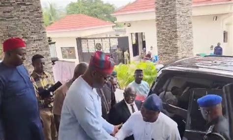 Update Fubara Adeleke Obaseki Others Arrive Pdp Governors Meeting