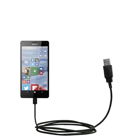 Classic Straight Usb Cable Suitable For The Microsoft Lumia Xl With Power Hot Sync And
