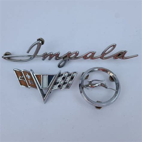 Chevrolet Other 96s Chevrolet Impala 3 Piece Emblem Set Chevy