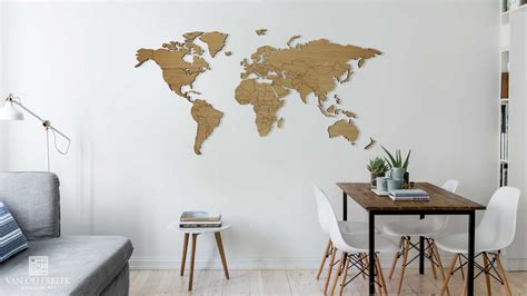 Wooden World Map – Exclusive WORLD MAPS