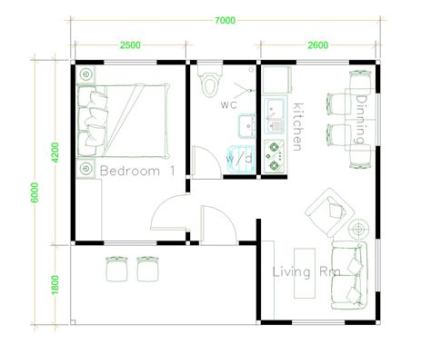 Best One Bedroom House Plans Resnooze